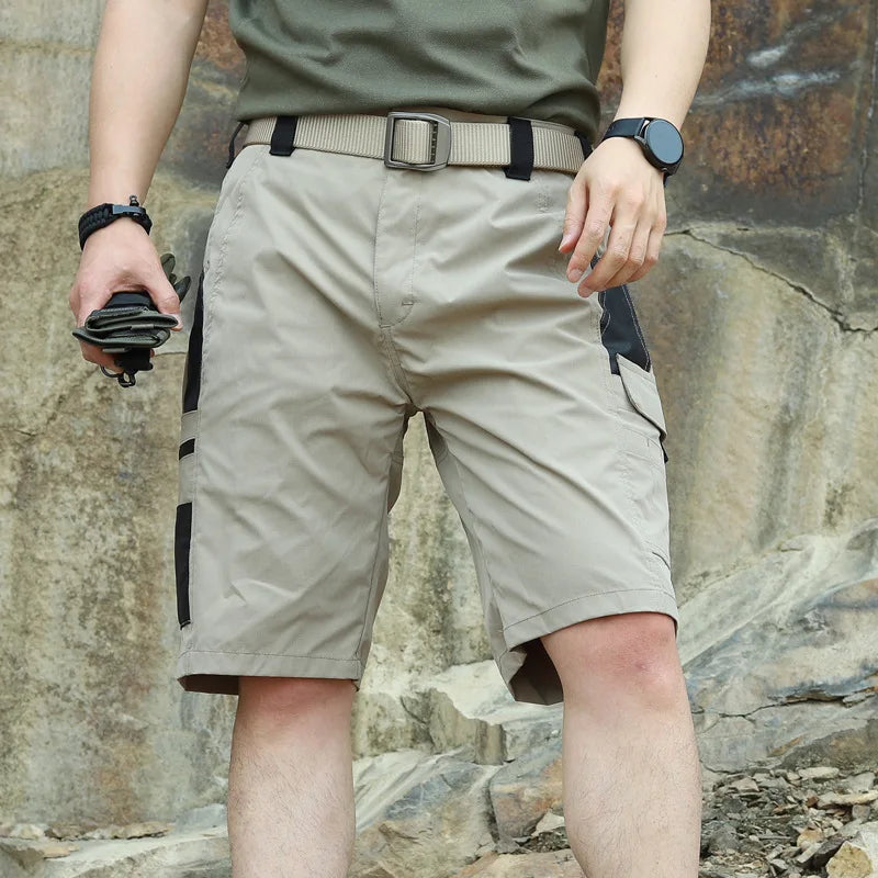 Tactical Camouflage Shorts Outdoor Work Pants Men's Multi-pocket Casual Cargo Short Pants Quick Dry Wear-resisting Shorts Male