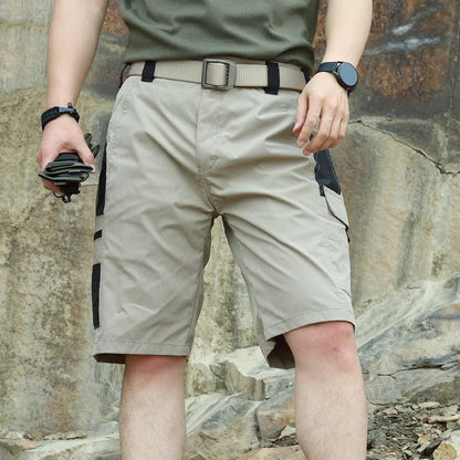 Tactical Camouflage Shorts Outdoor Work Pants Men's Multi-pocket Casual Cargo Short Pants Quick Dry Wear-resisting Shorts Male