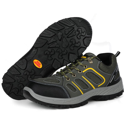 2022 Latest Summer Safety Work Shoes For Men Breathable Indestructible Steel Toe Boots Male Footwear Anti-smash Hiking Shoes