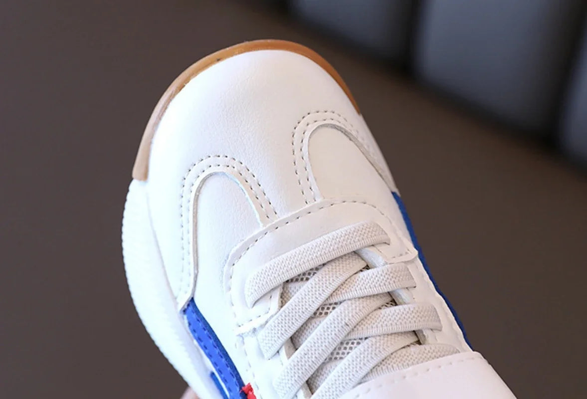 Children New Fashion Sports Shoes Toddler Breathable Mesh Sneaker Soft Sole Basketball Running Shoes Hook and Loop Comfort Shoes