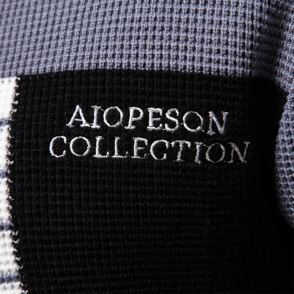 Fashion Stripe Youth Sweater for Men Casual Pullover Quality Knitted Sweater Male Winter Long Sleeved