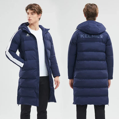 Men Winter Jacket Long Solid Sports Training Coat Male Overcoat Outrwear Warm Cotton Padded Winter Coat Women 8261MF1014