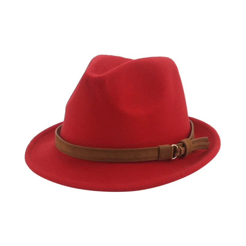 Hats for Women Fedora Winter Cowboy Hat Top Wool Khaki Green Black Jazz Caps Gentlemen Hats for Men Pamelas Y Tocados Para Bodas