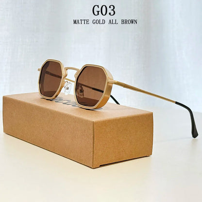 Steampunk Sunglass Men 2025 Square Sunglasses Women Trendy And Fashionable Vintage Fashion Glasses Gafas De Sol Hombre Zonnebril