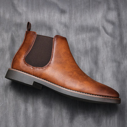 40~46 Men Chelsea Boots Brand Retro Comfortable Fashion Men Boots