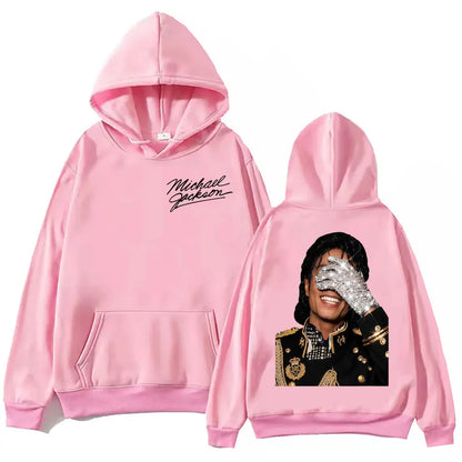 90's Classics Michael Jackson Hoodie Gothic Fashion Vintage Hooded Sweatshirts Men Women Punk Clothing Rock Pullovers Streetwear
