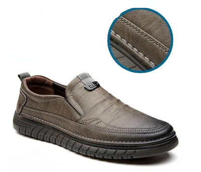 Retro Penny Loafer Genuine Cow Leather Classic Shoes Sewing Comfortable Men Casual Slip-on Club Party Shoe Spring Summer