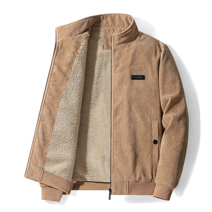 Men 2025 Winter Brand Thick Warm Fleece Jacket Men Fashion Windproof Outdoor Coat Men Autumn Outwear Classic Casual Jacket Men