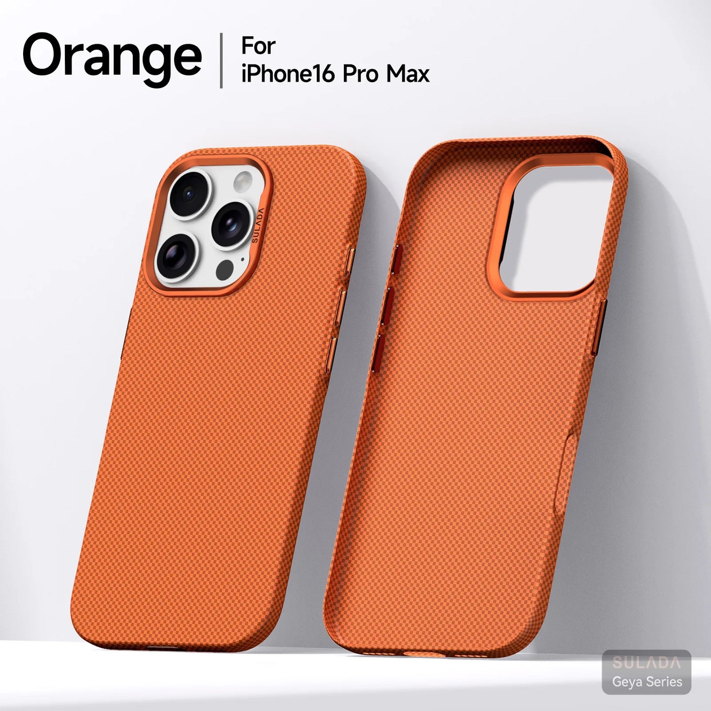 Kevlar Pattern Texture Wireless Charging Case For IPhone 18 Pro Max 17 16 360° Rotate Bracket Bare-metal Feel Drop-Proof Cover