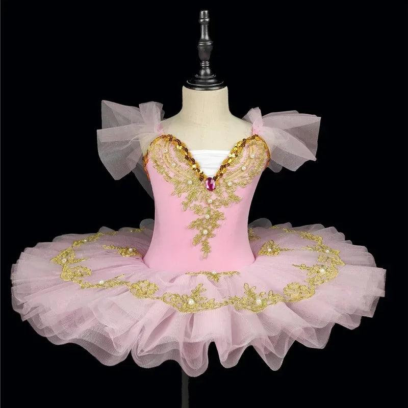 Summer Toddler Girl Ballet Dress Elegant Vestidos Kids Outfit Stage Children's Dance Costume Baby Tutu Dresses Girls Clothes
