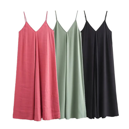 2025 Red Slip Maxi Dress Women Sexy Backless Long Dresses for Woman Summer Beach Female Dress Draped Party Dresses Women