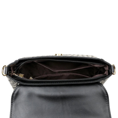 Women Small Square Flip cover Bags Retro Versatile Shoulder Strap Large Capacity Casual Portable Female Shoulder Crossbody Bags