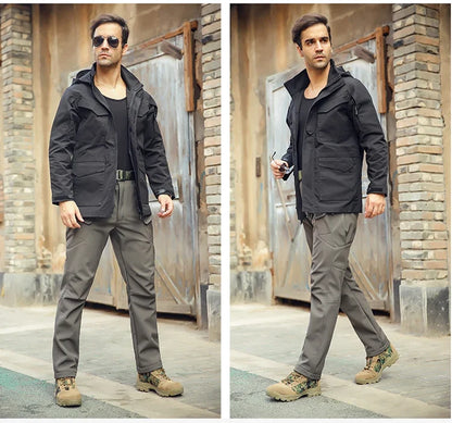 Men's Trousers Tactical Climbing Cycling Sport Winter Camp Hiking Fish Hunting Trekking Waterproof Combat Casual Pants
