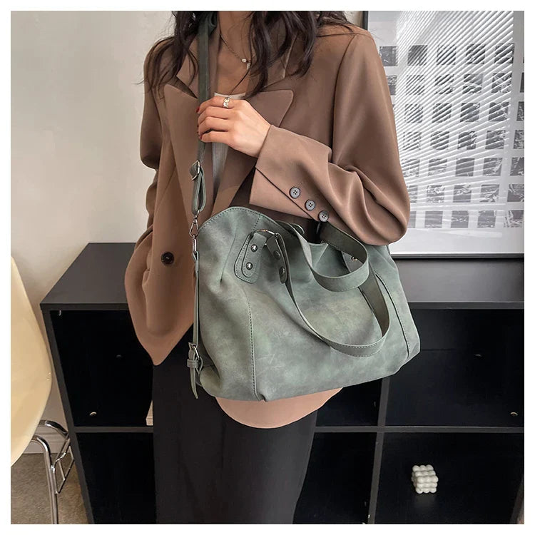 Women's Bag Large Capacity Totes Retro Luxury Handbags High Quality Messenger Bags Vintage Crossbody Bags Brand Shoulder Bags