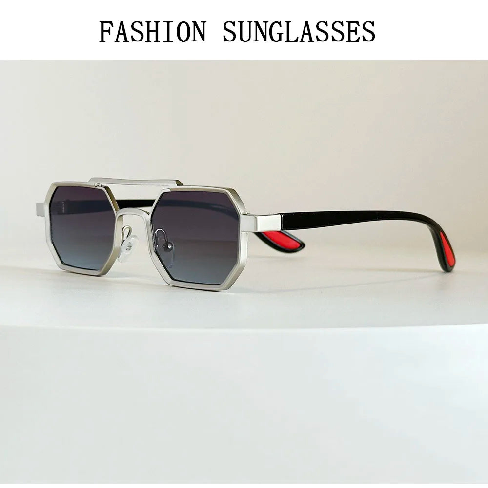 2025 Luxury Sunglass Men Vintage Steampunk Square Sunglasses Women Retro Fashion Glasses Sunglasses For Men Lunette Soleil Femme