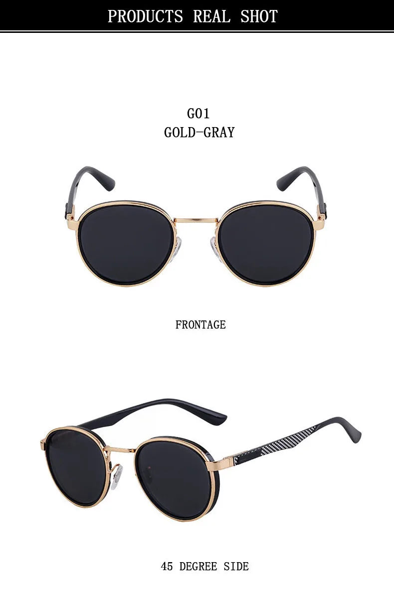 Fashion Oval Sunglasses For Men Luxury Retro Glasses Vintage Sunglasses Women Trendy And Fashionable Gafas De Sol Hombre Okulary