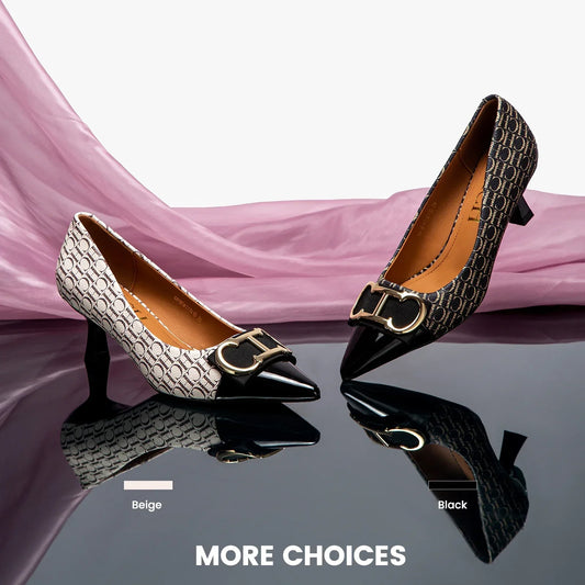 High Heels Women's Luxury Design Sandals Metallic Flower Square Toe Fine Heel Party Dress Shoes Brand High Heels 2024 Fashion