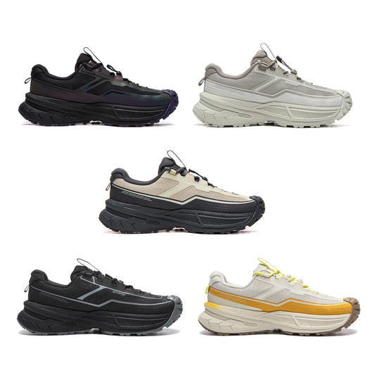 Unisex AXC RUSH 2 Outdoor Hiking Shoes BOOM Cushion Lightweight Springy Stable LiNing Anti-slip Sneakers AHTW003
