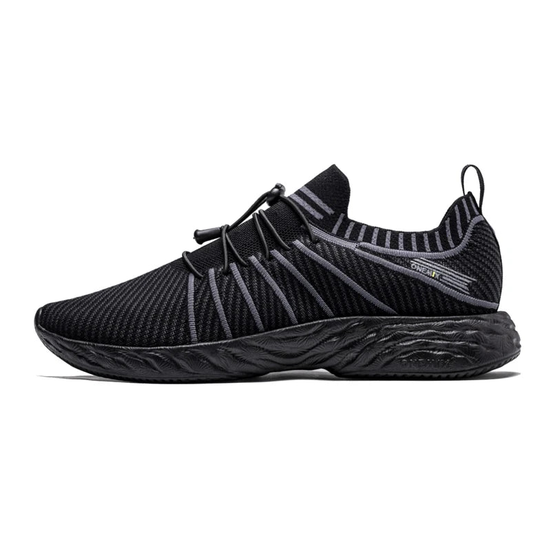 New Black Running Shoes for Men Waterproof Breathable Training Sneakers Male Outdoor Anti-Slip Trekking Sports Shoes