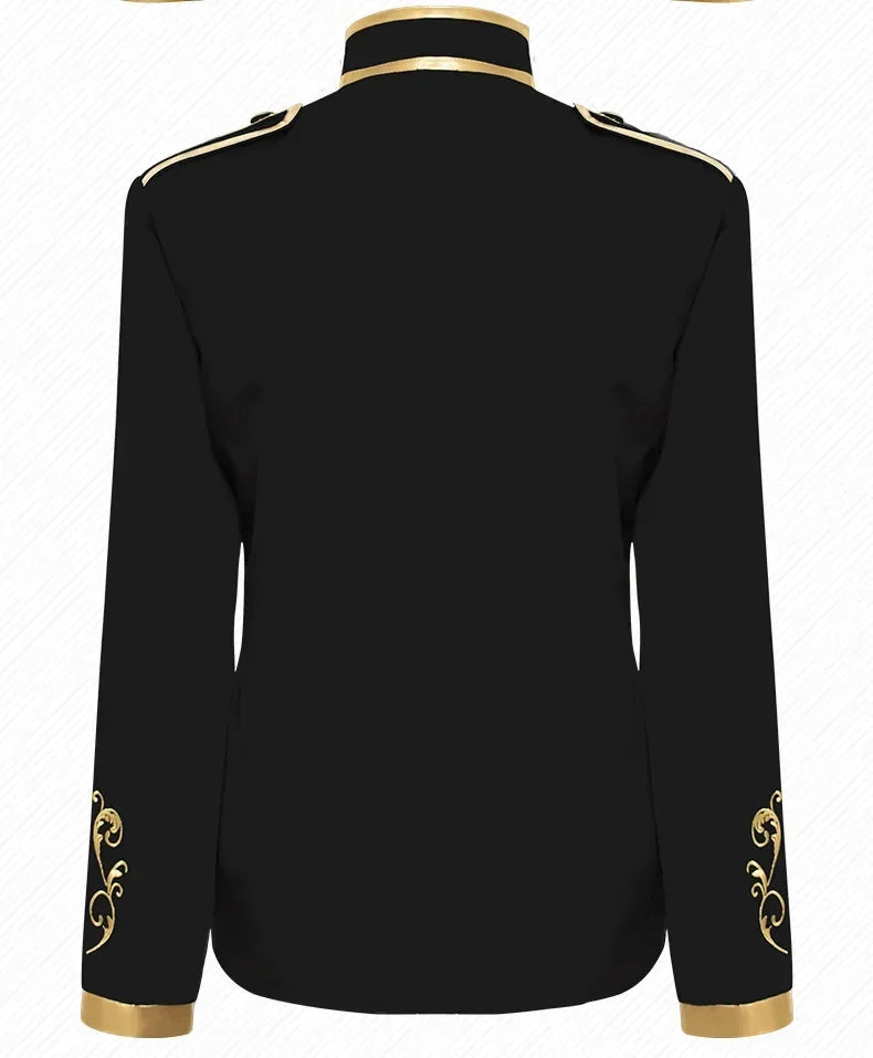 British Style Men Embroidered Flower Suit White / Blue / Red Male Wedding Dance Party Coat Singer Stage Performance Dress Blazer
