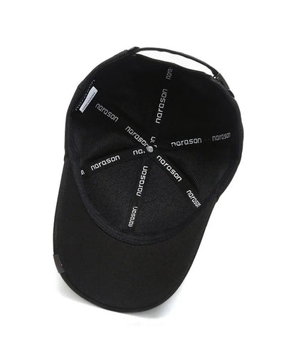 Unisex Hua Label Baseball Cap Hip Hop Adjustable Casual Hat Spring Autumn Outdoor Sunscreen Cap