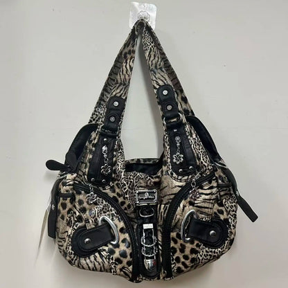 Women Handbags Fashion Leopard Shoulder Bag Large Tote Top-handle Shopping Pack Multifunctional Satchel Lady Hobos  Big Purse