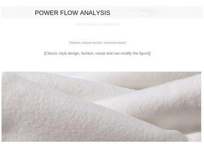 High Waist White Fleece Lined Straight Leg Jeans for Woman Y2k Pants Winter Loose Fit Wide Leg Trousers with Flowy Hem