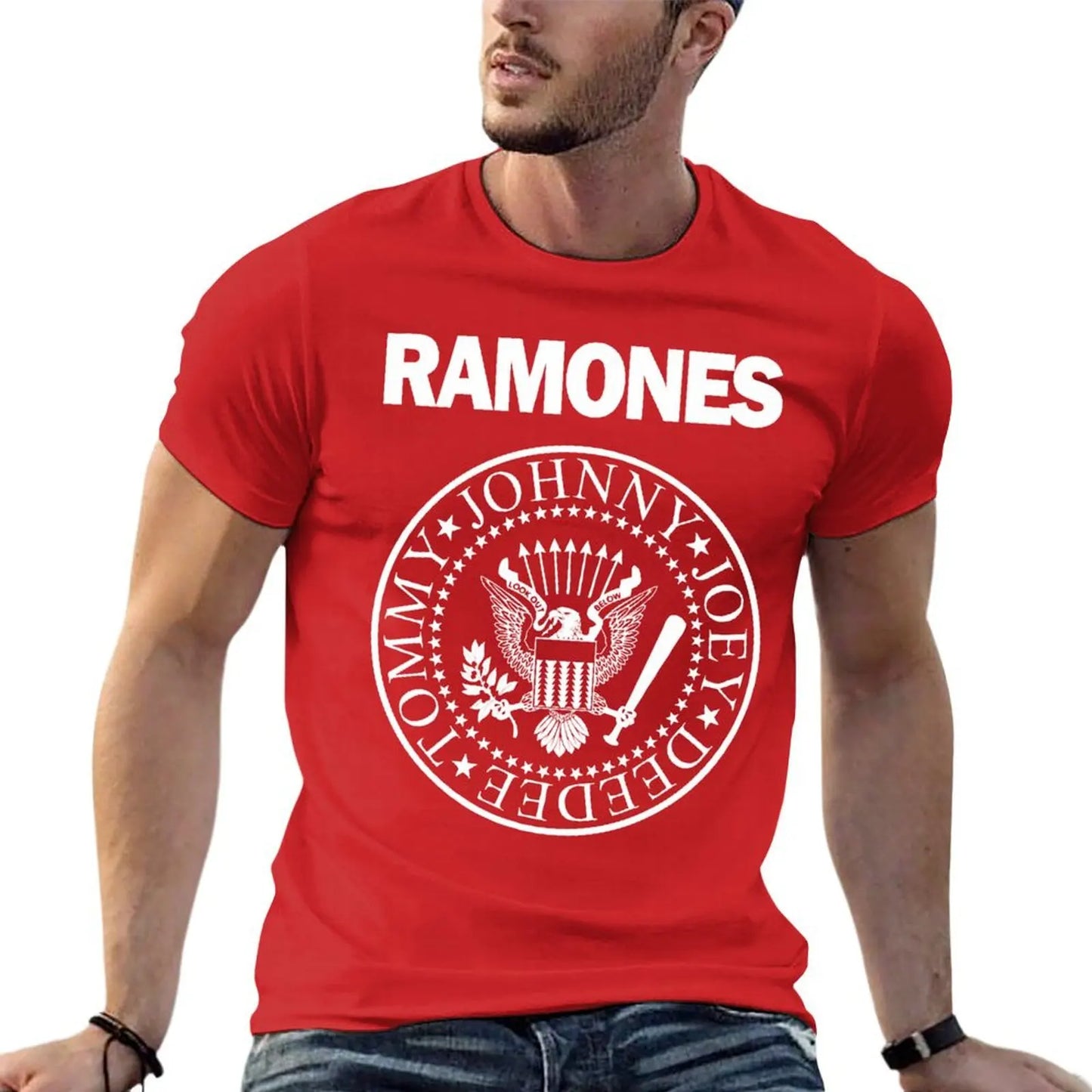 The Ramone Merch Essential T-Shirt street wear Blouse anime stuff outfits for men