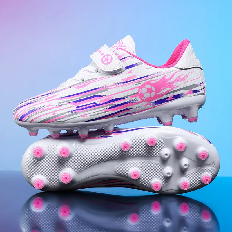 New Kids Professional Soccer Shoes Cleats TF Indoor Men Football Field Boots Original Football Society Shoes Grass Training Fast