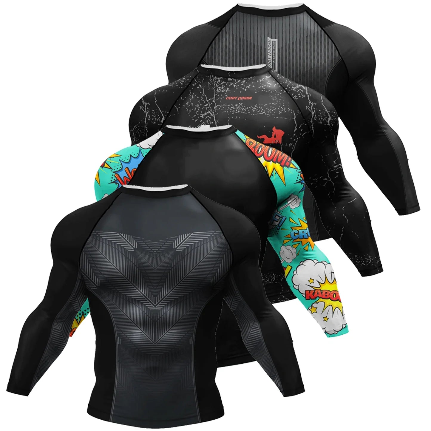 New UPF 50+ Rashguard Men's Surfing T-Shirt Quick Dry UV Protection Breathable Long Sleeve Beach Surf Wear Fitness Running Shirt