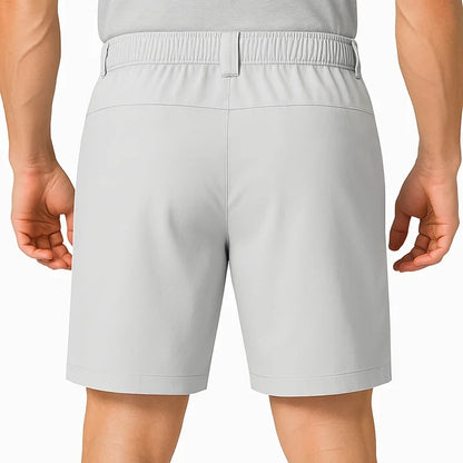 Dress Shorts Men Quick Dry Casual Bermuda Shorts Summer Ice Silk Cooling Business Zipper Fly Formal Shorts Men Work Wear Office