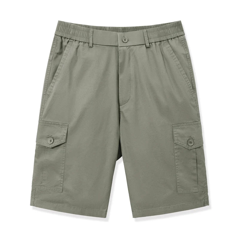 Summer New Arrival Men Cargo Shorts Male Pure Cotton Loose Multi Pocket Five Points Pants Men Outdoor Versatile Casual Shorts