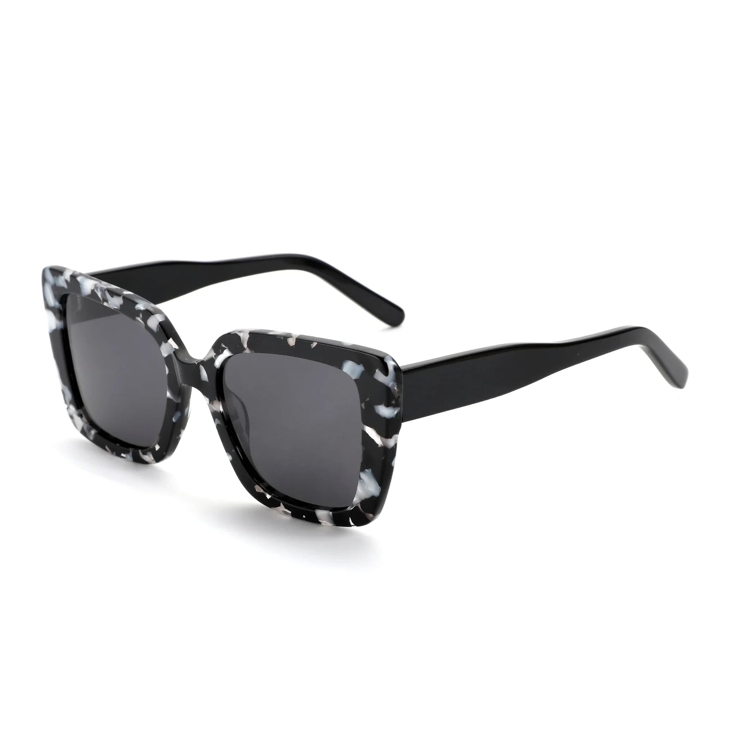2026 New Square Polarized Sunglasses Women Thick Frame UV400 Protection Acetate Sun Glasses for Ladies Shopping Gift