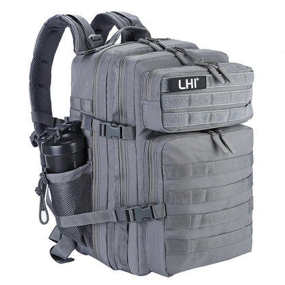 45L/35L/25L Tactical Backpack for Men and Women Waterproof Athlete Gym Outdoor Bag Travel Hiking Rucksack with Bottle Holder