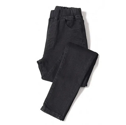 Clothes Skinny Jeans for Women Good Elastic Waist Stretchy Material Tummy Control Mom Jeans Size 5XL 6XL Curvy Jeans