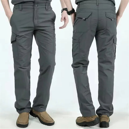 Summer Outdoor Quick Dry Pants Lightweight Breathable Hiking Camping Pants Men Climbing Trekking Trousers Tactical Cargo Pants