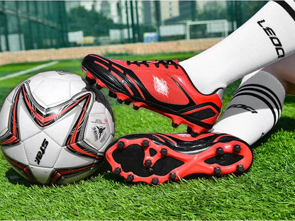 Soccer Shoes Men Turf Football Boots Fashion Firm Ground Studs Anti Slip Boy Sneakers Original Outdoor Field Training Trainers