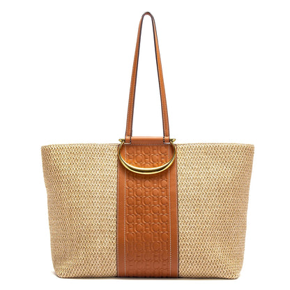 Women's Tote Bag New Large Capacity Brand Grass Weaving High Quality Handbag Women's Vacation Beach Bag Storage Bag