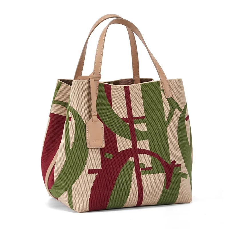 Shopping Bag Mommy Summer New Simple Large Capacity Women's Handbag 27 * 12 * 27cm