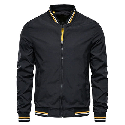 Spring Summer Bomber Jacket Men Black Casual Slim Fit Baseball Mens Jackets New Autumn Fashion High Quality Jackets for Men