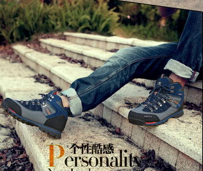 2026 Men Outdoor Ankle Boots Waterproof Sports Shoes Mountain Climbing Classic Footwear Leather Sneakers Hiking Boots Fashion
