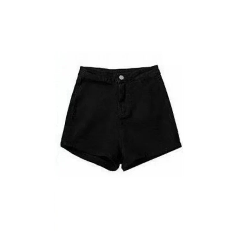 Black Hot Women's Casual Tights Pants Ultra-short High-waisted Slimming Leggings Sexy Petite Summer Shorts