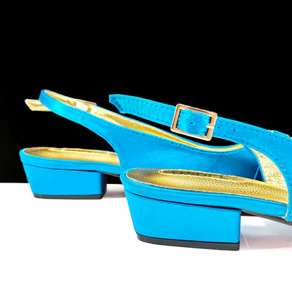 Mature Ladies Style Peep-Toe Heels & Rectangular Bag Set Nigerian Party Shoes and Bag –Comfortable Women's Shoes
