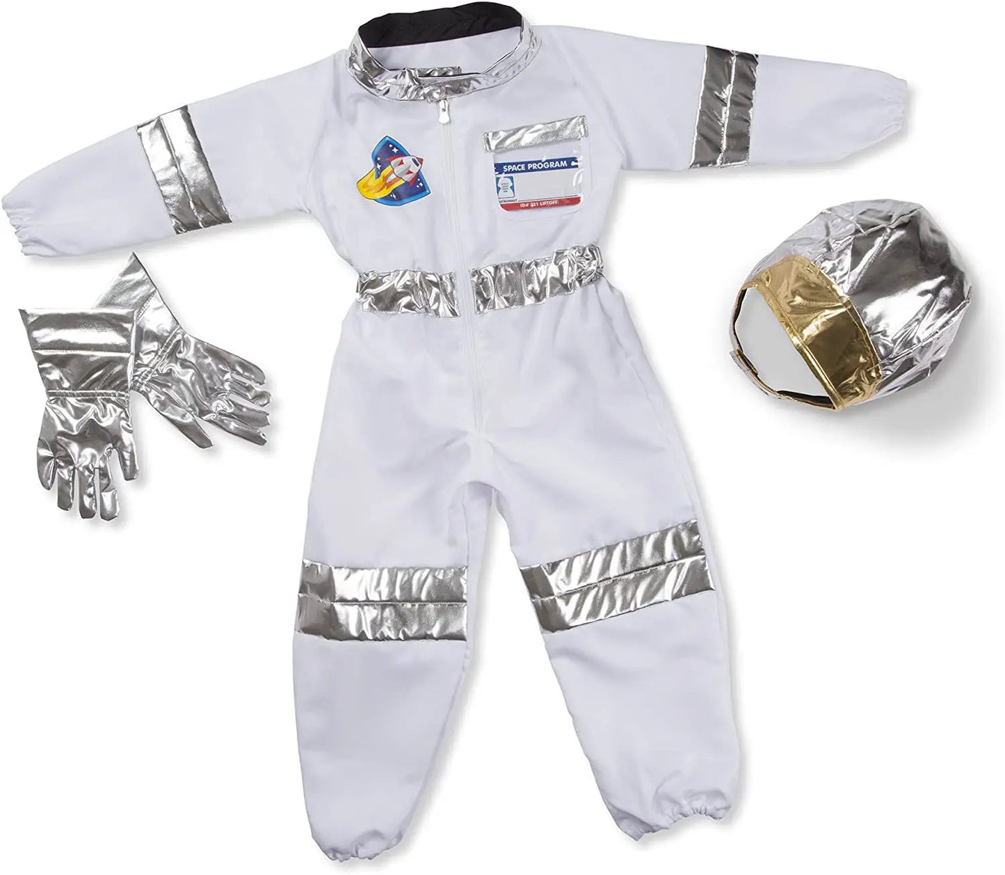 Halloween Astronaut Cosplay Costume Kids Boy Girl Jumpsuit Cartoon Space Party Spaceman Outfit White Spacesuit Bodysuit Clothing