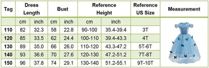 Kid Snow White Cinderella Rapunzel Elsa Belle Costume Girl Halloween Christmas Carnival Dress Children Princess Evening Gown