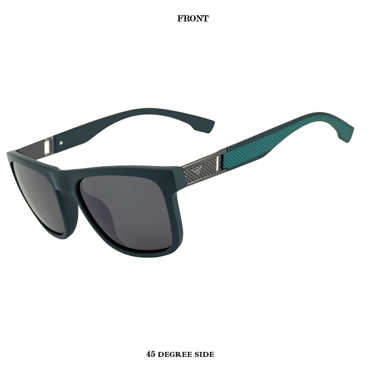 Polarized Square Sunglasses For Men Luxury Square Vintage Retro Fashion Glasses  Gafas De Sol Hombre Polarizadas Alta Calidad
