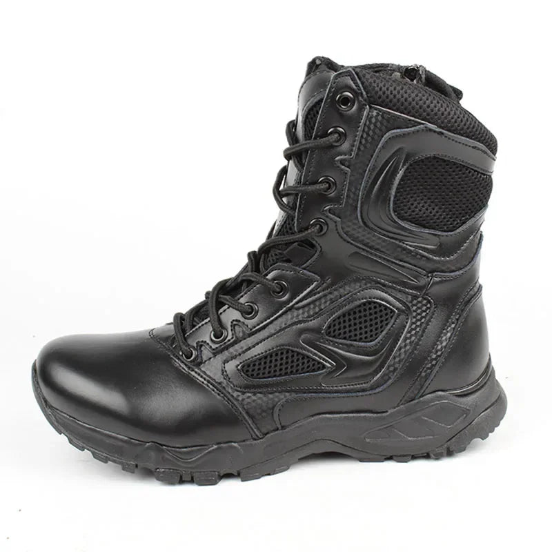 2025 Winter Tactical Boots Men Black Desert Safety Army Shoes Motorcycle Breathable Military Assault Combat Ankle Boots for Man