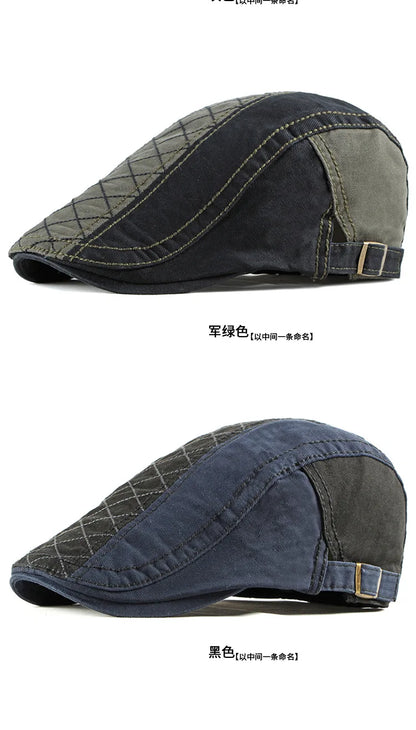 Men Women Beret Spring Autumn Cotton Flat Cap Ivy Gatsby Newsboy Hat Fashion Adjustable Vintage Cabbie Hats