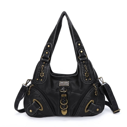 Vintage Women Handbags Shoulder Bag Top-handle Handbag Fashion Vintage Dumpling Pack Shoulder Bag Tote Bag Hobos Large Purse