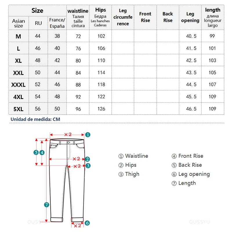 Brand Clothing Summer New Soft Lyocell Fabric Jeans Men Blue Elastic Waist Loose Straight Thin Denim Trousers Male Plus Size 5XL